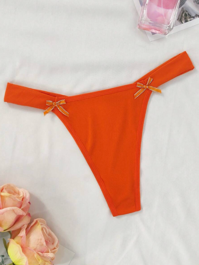 Bow Accent Bikini Panty