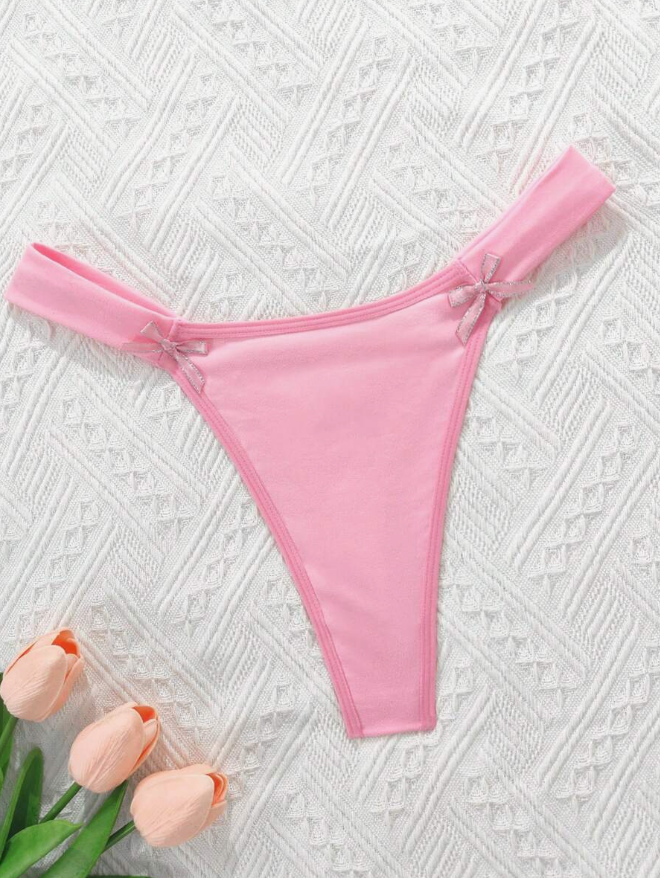 Bow Accent Bikini Panty