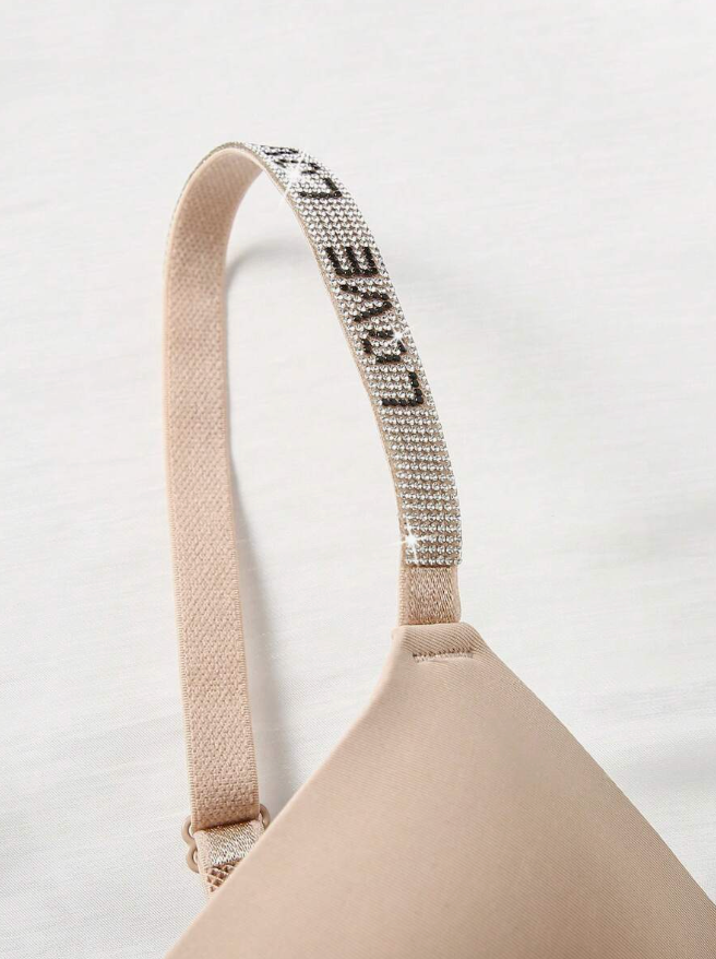 Bras Strap Letter Decorated